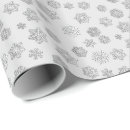 Search for silver snowflake wrapping paper Metallic
