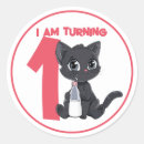 Search for cartoon black cat stickers Kitty
