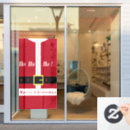 Search for santa claus window decals Red