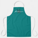 Search for teal aprons Script