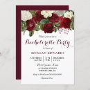 Search for burgundy hens party invitations Modern