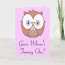 Search for look whos turning invitations Owl