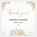 Search for pink floral wedding stickers Modern