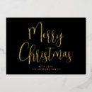 Search for black and gold christmas cards Non photo