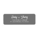 Search for newly weds return address labels Calligraphy