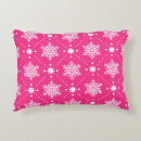 Search for pink snowflake cushions White