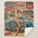 Search for route 66 blankets Vintage