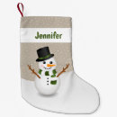 Search for snowman christmas stockings Festive