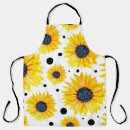 Search for yellow sunflowers aprons Pattern