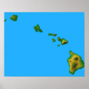 Search for hawaii map posters Island