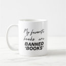 Search for banned books drinkware Librarian