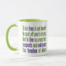 Search for freedom quote mugs Typography
