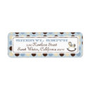 Search for rocking horse return address labels Baby boy