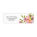 Search for magnolia flower return address labels Chic