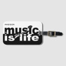 Search for music luggage tags Guitar