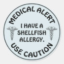 Search for shellfish stickers Food allergy