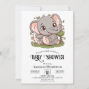 Search for boho elephant baby shower invitations Simple