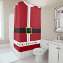 Search for funny christmas shower curtains Santa claus
