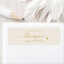 Search for calligraphy address stickers Gold