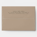 Search for brown wedding envelopes Pre addressed