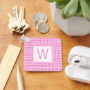Search for pink gingham key rings Plaid