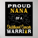 Search for childhood cancer awareness posters Warrior