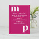Search for magenta wedding invitations Trendy