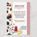 Search for fireman baby shower invitations Puppy