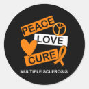 Search for cure ms stickers Peace