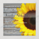 Search for country bridal shower invitations Sunflower
