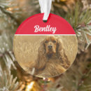 Search for cocker spaniel dog christmas tree decorations Dogs