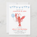 Search for seafood birthday invitations Crawfish birthday party