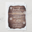 Search for snowflakes frame invitations Rustic