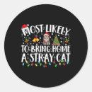 Search for stray cat stickers Cartoon