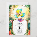 Search for parrot invitations Colourful