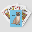Search for pug playing cards Cartoon