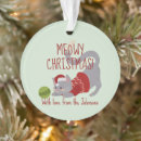 Search for grey cat christmas tree decorations Green