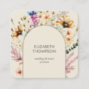 Search for floral business cards Wildflower
