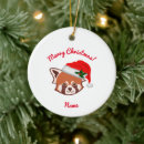 Search for red panda christmas tree decorations Firefox