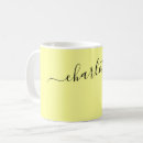 Search for pale yellow mugs Elegant
