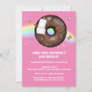 Search for doughnut miss this party invitations Rainbow