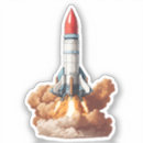 Search for cartoon spaceship stickers Rocket