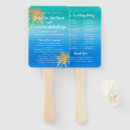 Search for beach wedding hand fans Watercolor