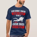 Search for rescue diver tshirts Underwater