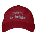 Search for festive red hats Retro typography