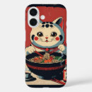 Search for maneki neko cat iphone cases Red