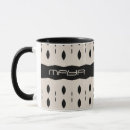 Search for black and white diamond pattern mugs Modern