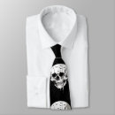 Search for black white skull ties Creepy