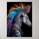 Search for rainbow zebra posters Fantasy