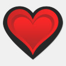 Search for text heart stickers Red